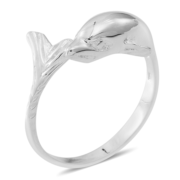 JCK Vegas Collection- Designer Inspired Sterling Silver Dolphin Ring
