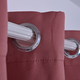 Pair of Thermal Blackout Curtains with 8 Eyelets (Size 140x240Cm or 55x94in ) - Pink