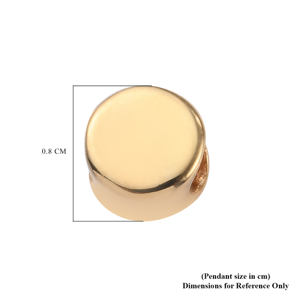14K Gold Overlay Sterling Silver Charm