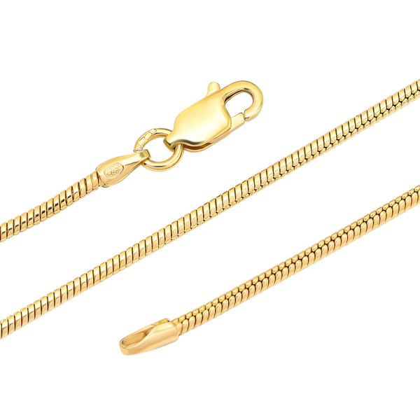 9K Yellow Gold Diamond Cut Twist Curb Chain (Size 20) with Spring Ring Clasp