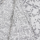 Sundays Child - Floral Pattern Cotton Voile Hand Stitched Quilt (Size 200 Cm) - Grey & White