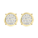 ILIANA 18K Yellow Gold IGI Certified Diamond (SI/G-H) Stud Earrings(With Screw Back) 1.00 Ct.