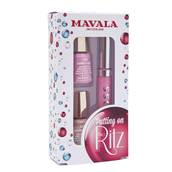 Mavala- Putting on the Ritz Set (Quickstep) - Lipgloss & Nail Polish (x 2)