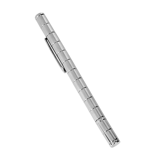 Decompression Magnetic Metal Ball Pen in a Gift Box - Silver