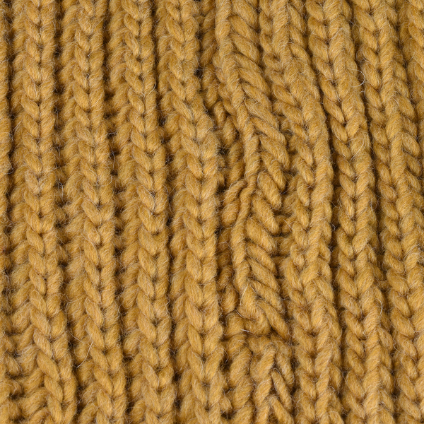 FIORUCCI Dark Mustard Knitted Hat (Size 30x22cm)