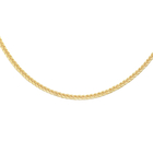 Italian Made- One Time Close Out Deal- 9K Yellow Gold Spiga Necklace (Size - 20) with Lobster Clasp,