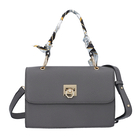 PASSAGE Convertible Bag with Detachable Long Strap (Size 24x16x9 Cm) - Metallic Grey