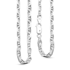 NY Close Out Deal - Sterling Silver Mariner Link Chain (Size - 20) With Lobster Clasp, Silver Wt. 14