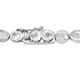 Artisan Crafted Polki Diamond Necklace (Size 18) in Platinum Overlay Sterling Silver 10.00 Ct, Silver Wt. 28.90 Gms