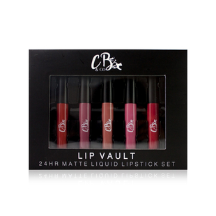 CB&CO: Lip Vault - 5 Piece Liquid Lipstick Set (5 x 8ML)