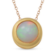 Ethiopian Welo Opal Pendant With Chain (Size 18) in Yellow Gold Overlay Sterling Silver 1.00 Ct.
