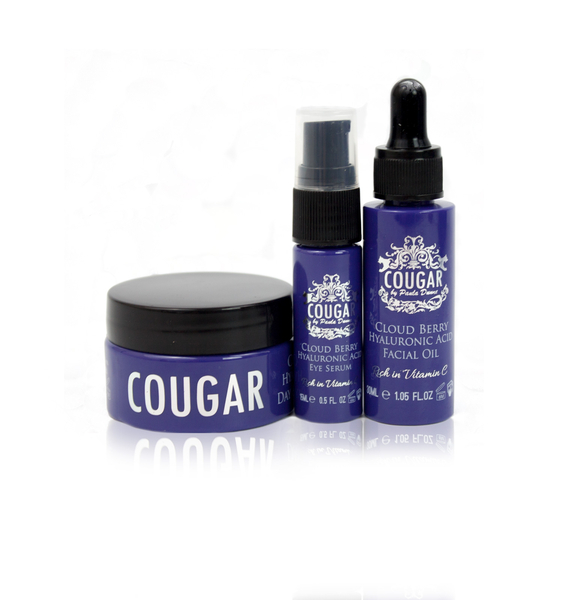 CB&CO: Cloud Berry Hyaluronic Acid Set (incl. Cloud Berry Facial Oil, Day & Night Cream & Eye Serum),