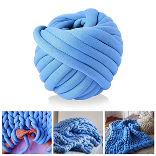 100% Cotton Filled Thick Rope in Light Blue (760cm)