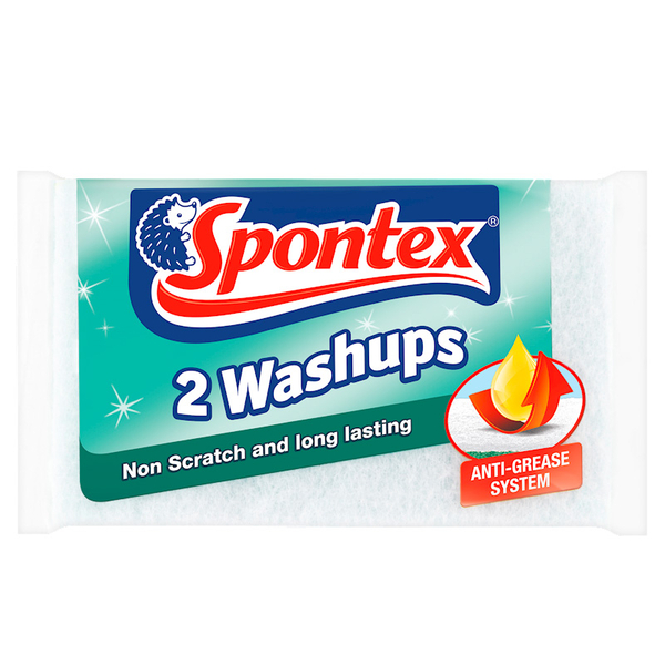Set of 2 - Spontex Non Scratch Washups