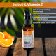 SHIZEN: Retinol & Vitamin C Under Eye Gel 100% Organic - 30ml