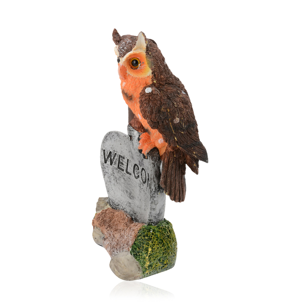 Home Decor - Brown and Orange Colour Decorative Owl