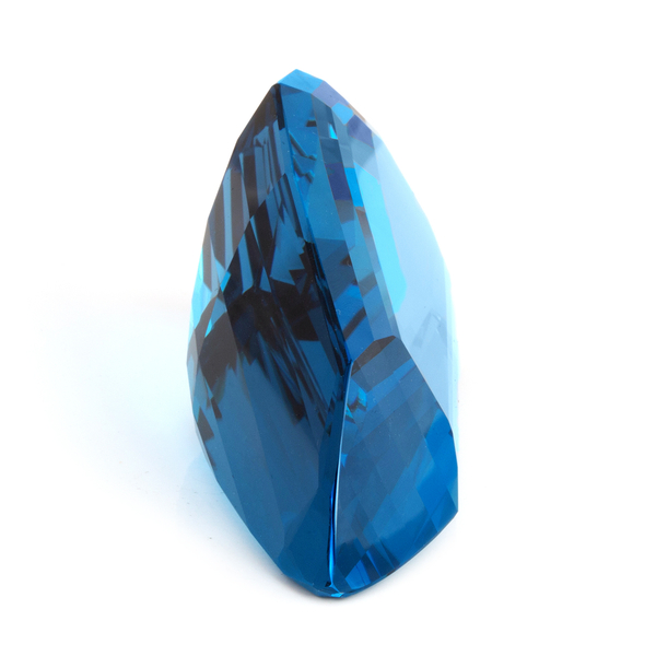 London Blue Topaz Fancy 77x39 Faceted 3A 568.580 Cts