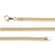 Fantasia Diamante Collection - 9K Yellow Gold Necklace (Size - 20) with Lobster Clasp, Gold Wt. 14.97 Gms
