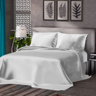 SERENITY NIGHT 4 Piece Set - 100% Bamboo Sheet Set (Includes Flat Sheet, Fitted Sheet and 2 Pillowca