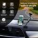 New Arrival Dashboard Windshield Long Arm Car Mount Phone Holder (11x6.5 To 10.5Cm) - Black