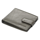 100% Genuine Leather RFID Protected Bi-Fold Mens Wallet (Size 4x3 Cm) - Taupe