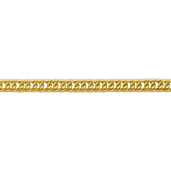 Italian Made Close Out- ILIANA 18K Yellow Gold Curb Necklace (Size - 20) With Lobster Clasp, Gold Wt. 3.09 Gms
