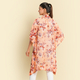 TAMSY Floral Pattern Kimono (One Size) (8-18 ) - Apricot