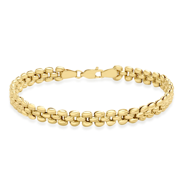Close Out Deal 9K Yellow Gold Bracelet (Size 7.5), Gold wt 6.20 Gms.
