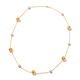 Isabella Liu Sea Rhyme Collection - Freshwater White Pearl and White Mother of Pearl Station Necklac