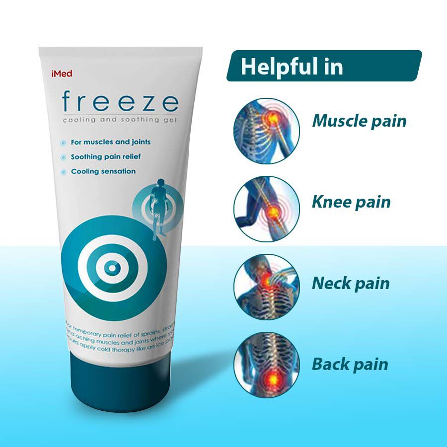 iMed Muscles and Joints Pain Relief Gel Freeze Cooling & Soothing Gel