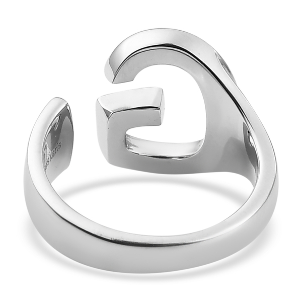 Personalised Engravable Initial G Ring