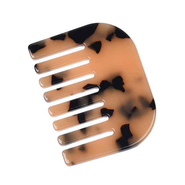 2 Piece Set - Leopard Pattern Acetic Acid Comb