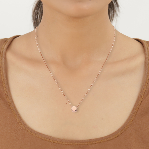 Rose Gold Overlay Sterling Silver Charm