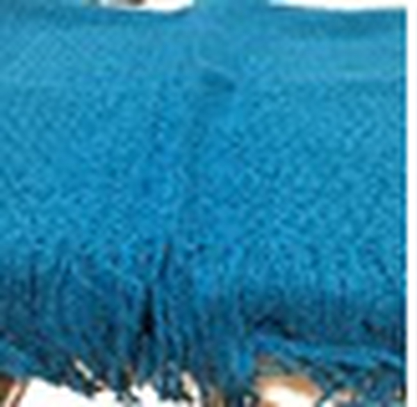 FIORUCCI Blue Knitted Scarf (Size 170x40cm)
