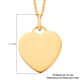 Gold Overlay Sterling Silver Pendant with Chain (Size 18), Gold Wt. 5.50 Gms