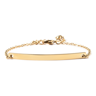 Bracelet (Size - 7 with 1.5 Extender) in Gold Tone