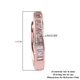 9K Rose Gold SGL Certified Natural Pink Diamond (I3) Hoop Earrings (with Clasp) 0.50 Ct.