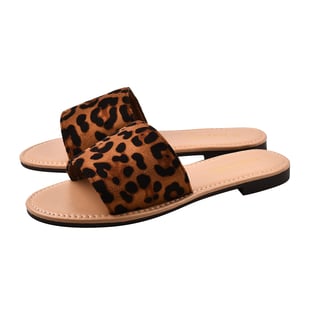 Un-Branded Ladies Slipper (Size 3) - Leopard