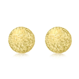 9K Yellow Gold  Earring,  Gold Wt. 1.8 Gms