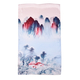 LA MAREY 100% Gloss Mulberry Silk Scarf in Landscape Print (175x52cm)