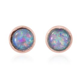Opal Earrings - Fire Australian Opal Earrings in UK - TJC