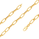 Hatton Garden Close Out - 9K Yellow Gold Paperclip Necklace with Lobster Clasp (Size - 18), Gold Wt. 8.20 Gms