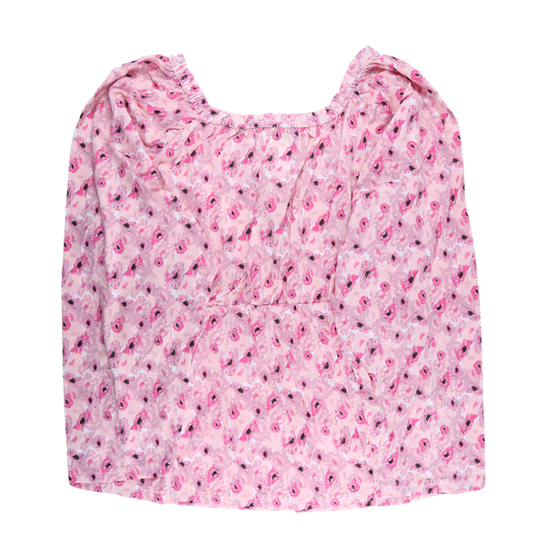 2 Piece Set - Amanda Paige Pink Colour Knit Pyjama and Long Sleeve Top