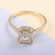 14K Yellow Gold AGI Certified AAA Natural Turkizite Solitaire Ring 2.00 Ct.
