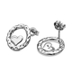 RACHEL GALLEY Capture Collection - Rhodium Overlay Sterling Silver Stud Earrings (with Push Back)
