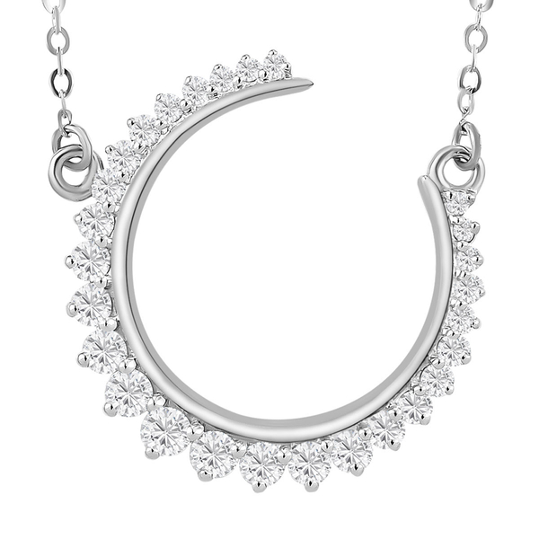 RHAPSODY 950 Platinum  IGI Certified Diamond(VS/E-F) Necklace (Size - 18) 0.50 Ct.
