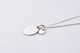 2 Pendant with Chain (Size 20) in Platinum Overlay Sterling Silver  Wt. 5.89 Gms