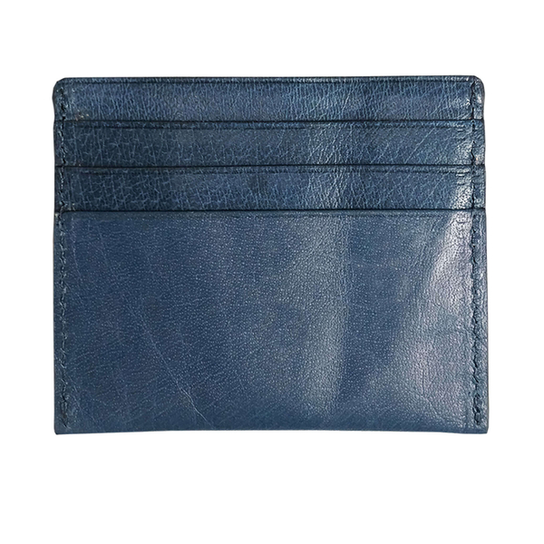 Assots London FANN Credit Card Holder in Blue (Size 10x8cm)