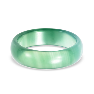 Green Agate Band Ring 9.50 Ct.