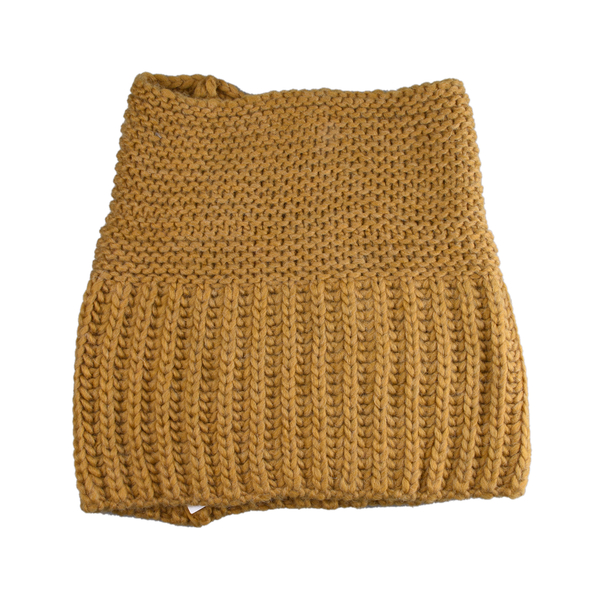 FIORUCCI Dark Mustard Knitted Neckwear  (Size 27x15cm)